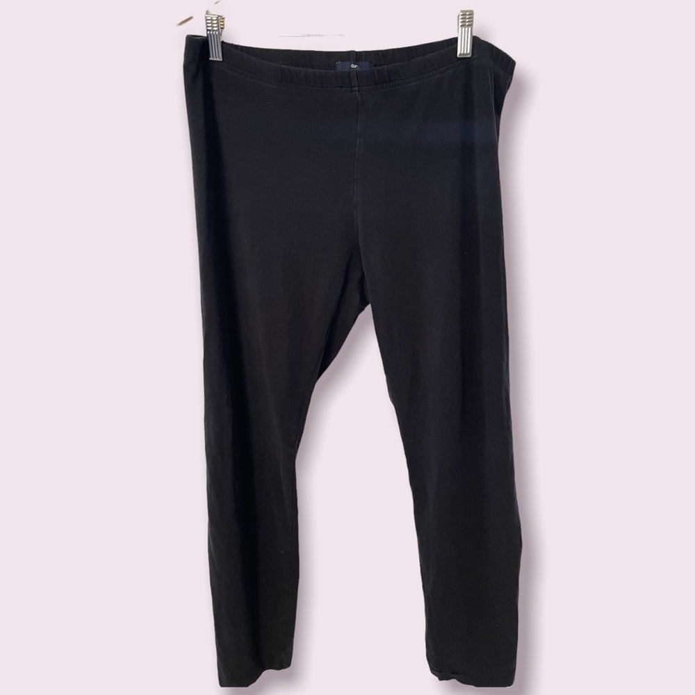 GAP Elastic Waistband Basic Black Leggings XL